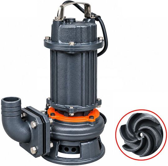 Leo Group Einphasige Abwasserpumpe 1 PS mit Schwimmerschalter 04000