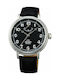 Orient Automatic Watch with Leather Strap Black