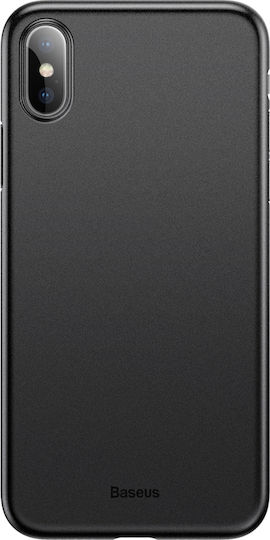 Baseus Wing Back Cover Silicone 0.45mm Black (iPhone XS Max)
