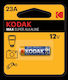 Kodak Max Alkaline Batterie A23 12V 1Stück