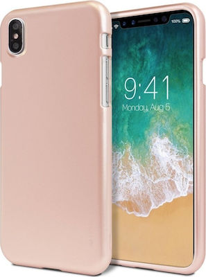 Mercury iJelly Silicone Back Cover Rose Gold (iPhone XR)