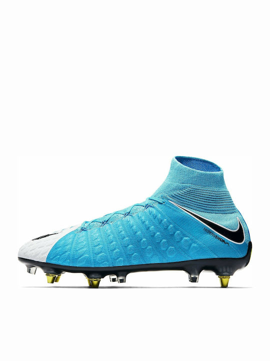 Nike Hypervenom Phantom 3 DF SG Pro AC Ποδοσφαιρικά Παπούτσια με Τάπες Μπλε