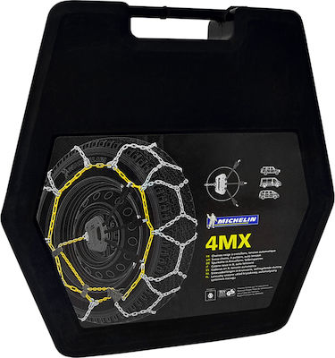 Michelin 4MX 80 Anti Skid Chains with 16mm Thickness for 4x4 Vehicle 2pcs