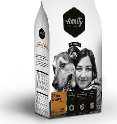 Amity Premium 3kg Dry Food for Dogs With Few Grains with Lamb and Rice