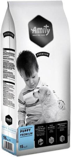 Amity Premium Puppy 15kg Dry Food with Few Grains for Puppies with Chicken and Rice