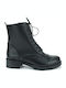 Leather Women's Ankle Boots Black