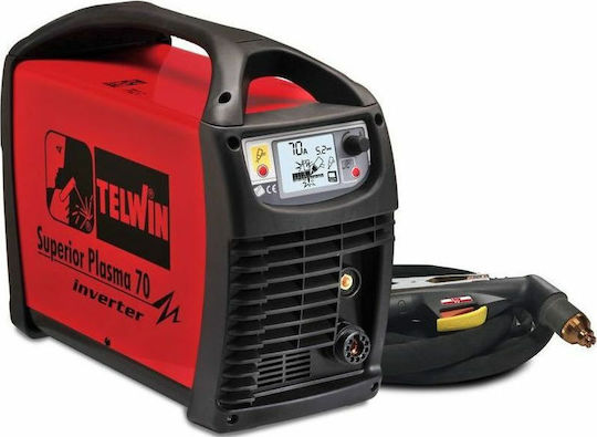 Telwin Superior Plasma Ηλεκτροκόλληση Inverter MMA με Μέγιστο Ρεύμα Συγκόλλησης 70A και Κύκλο Εργασίας 30%