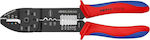 Knipex Πρέσα Ακροδεκτών Διατομής 0.5-6mm² με Απογυμνωτή (Μήκος 240mm)