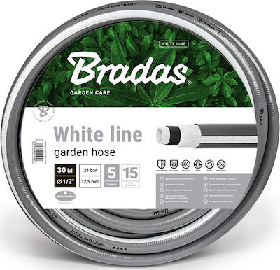 Bradas Λάστιχο Ποτίσματος White Line 1/2" 30m