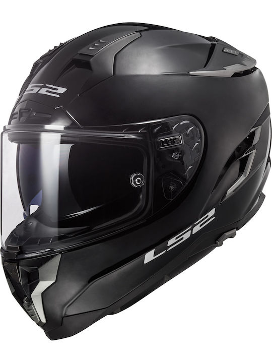 LS2 FF327 Challenger Solid Full Face Helmet with Sun Visor ECE 22.05 1420gr Black LS2SLDBLCK-XS