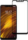 5D Full Face Tempered Glass Black (Pocophone F1)