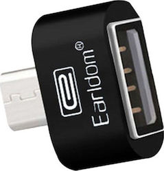 Earldom OT03 Convertor micro USB masculin în USB-A feminin 1buc