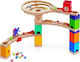 Hape Joc de construcție din lemn Quadrilla Marble Run pentru copii de 4++ ani