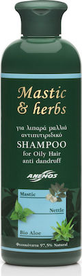 Anemos Mastic & Herbs Anti Dandruff Shampoos Against Dandruff for Oily Hair 300ml