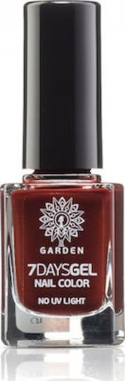 Garden 7 Days Gel Гланцов Дълготраен Лак За Нокти Червен 46 12ml