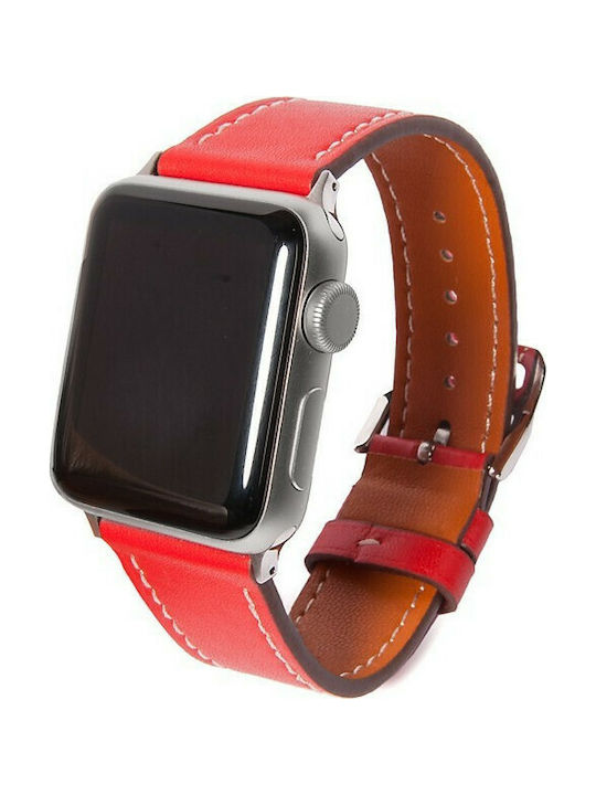 Λουράκι Δερματίνης Κόκκινο (Apple Watch 38/40mm)