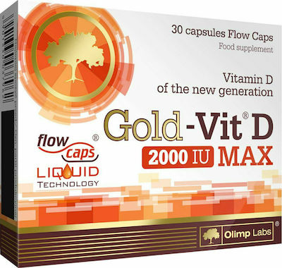 Olimp Sport Nutrition Gold-Vit D Max Vitamin for Immune System Boost 2000iu 30 caps