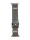 Strap Synthetic Leather Gray (Apple Watch 44/45/46mm/Ultra 49mm)