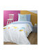 Fennel ZOU-BD-031 Set Kids Duvet Cover Single with Pillowcase Cotton Light Blue 160x240cm