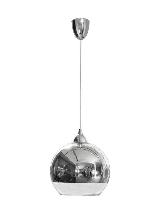 Nowodvorski Globe M Pendant Lamp E27 Silver