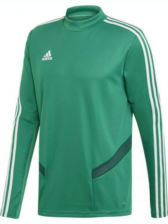 Adidas Tiro 19 Training Ανδρική Μπλούζα Ζιβάγκο Μακρυμάνικη Πράσινη