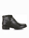 Fardoulis 216 Leder Damen Chelsea Stiefeletten Schwarz 216-01