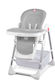 Lionelo Linn Plus Foldable Highchair with Metal Frame & Fabric Seat Gray