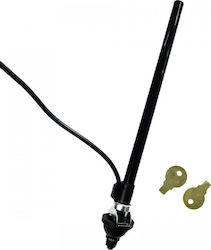 Ototop Car Antenna Fender Retractable for Radio in Black Color