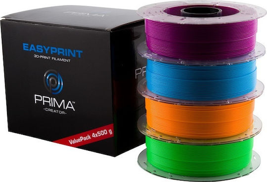 PrimaCreator EasyPrint PLA 3D Printer Filament 1.75mm Πολύχρωμο 2kg