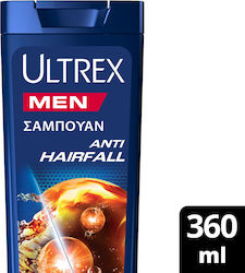 Ultrex Anti Hair Fall Shampoos against Dandruff & Hair Loss for All Hair Types 360ml