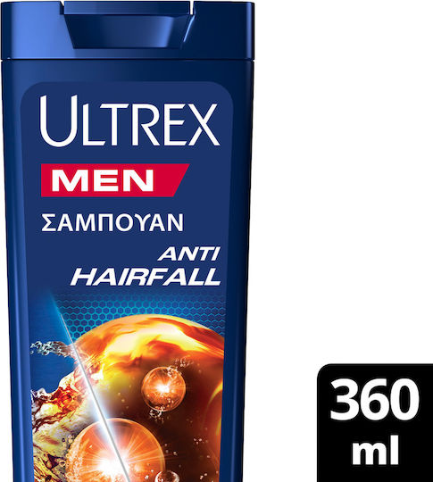 Ultrex Anti Hair Fall Shampoos against Dandruff & Hair Loss for All Hair Types 360ml