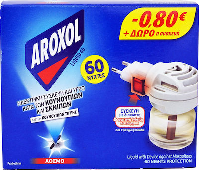 Aroxol Συσκευή με Υγρό για Κουνούπια 45ml