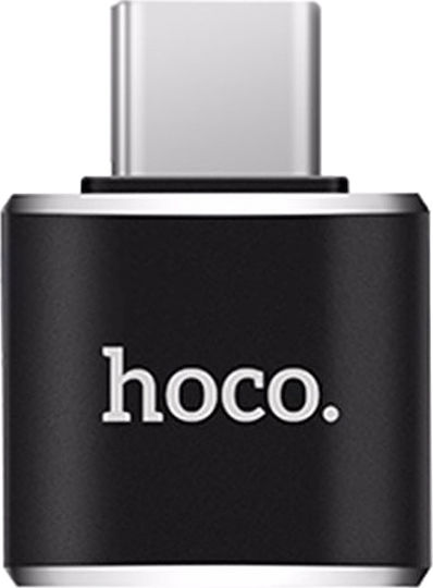 Hoco UA5 Конвертор USB-C мъжки към USB-A женски Черен 1бр