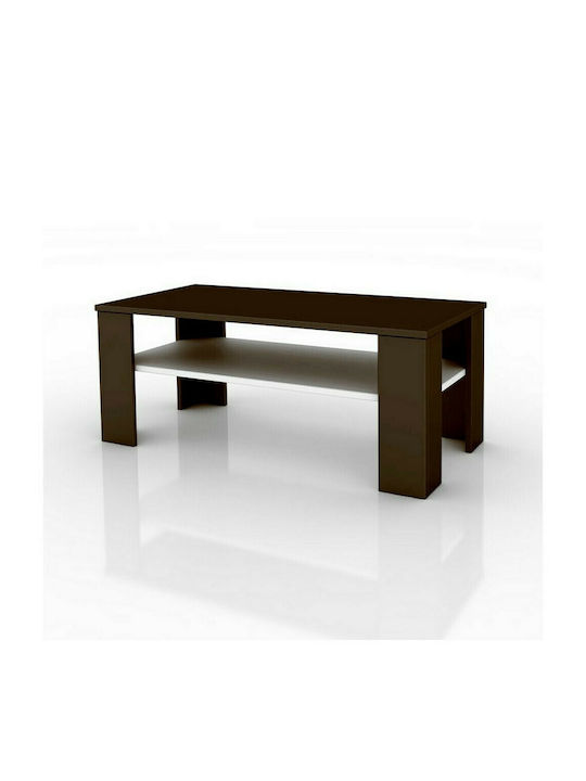 City Rectangular Wooden Coffee Table Wenge L100xW50xH40cm