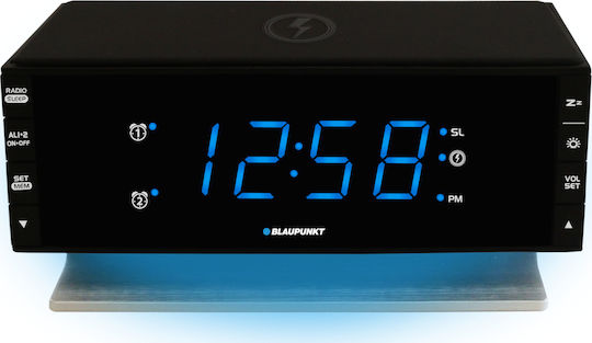 Blaupunkt Clockradio Ceas Digital de Masă cu Alarmă, Radio și Încărcare Wireless CR55CHARGE Blaupunkt Clockradio Ceas Digital de Masă cu Alarmă, Radio și Încărcare Wireless CR55CHARGE