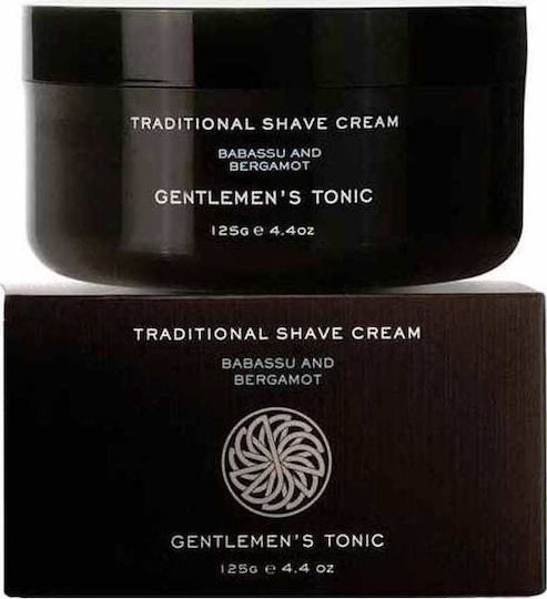 Gentlemen's Tonic Mayfair Babassu & Bergamotte Traditionelle Rasierschaum Creme 125gr