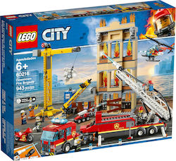 LEGO City Downtown Fire Brigade για 6+ Ετών 943τμχ