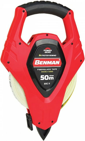 Benman Fiberglass Μετροταινία 15mm x 50m