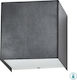 Nowodvorski Cube Modern Lamp Wall with Socket G9 Gray 9.5x9.5cm