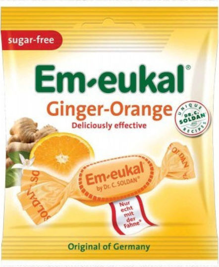 Soldan Em-eukal Dropsuri fără Gluten Portocală și ghimbir 50gr 12buc