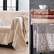 Makis Tselios Home Sentio Armchair Throw Chenille 240x180cm Gray