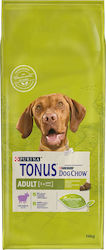 Purina Tonus Dog Chow Adult 14kg Dry Food for Adult Dogs with Lamb