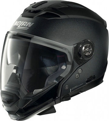 Nolan N70-2 GT Special N-Com Modular Helmet with Sun Visor ECE 22.05 1480gr 9 Black Graphite