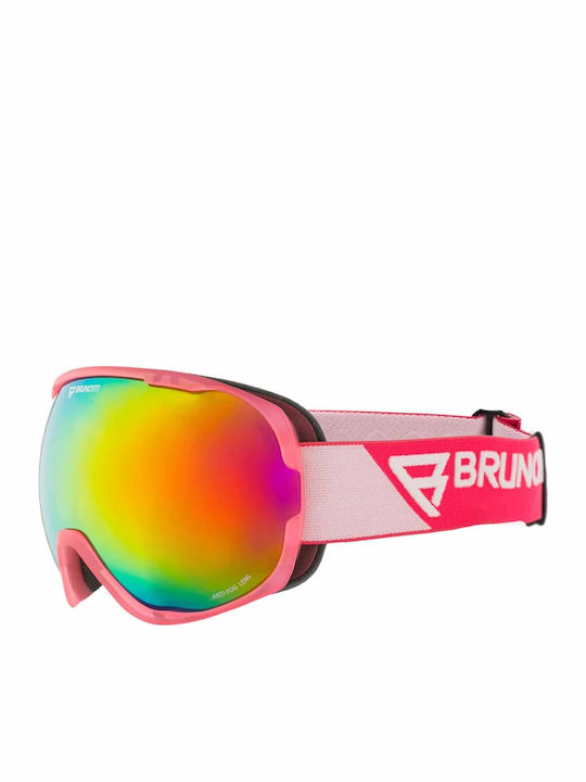 Brunotti Odyssey 3 Masca Ski Si Snowboard Adulți Roz Cu Lentilă Oglindă În Culoare Roz Brunotti Odyssey 3 Masca Ski Si Snowboard Adulți Roz Cu Lentilă Oglindă În Culoare Roz
