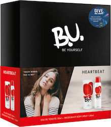 B.U. Hearbeat Eau de Toilette 50ml & Body Spray 150ml Γυναικείο Σετ με Eau de Toilette