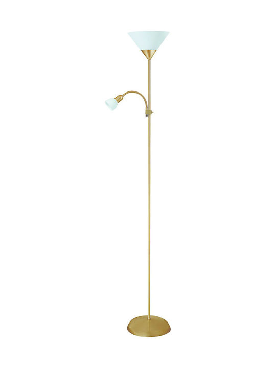 Rabalux Action Floor Lamp H178xW24.2cm. with Socket for Bulb E27 Copper