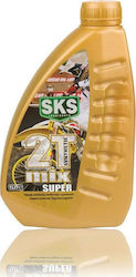 SKS Super 2T Mix Motorcycle Oil for Two-Stroke Engines 1lt