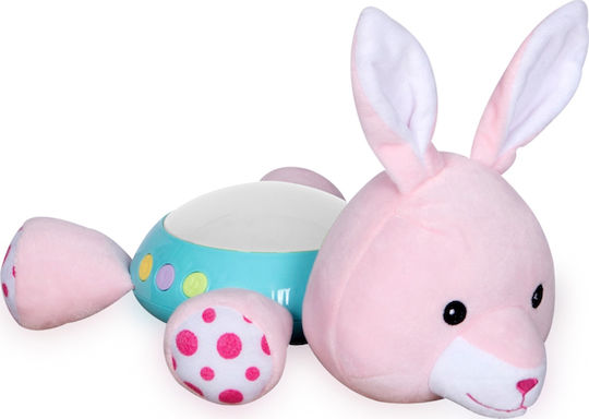 Lorelli Sleep Toy Night Light Rabbit made of Fabric with Music, Light, and Sounds for 0++ Months