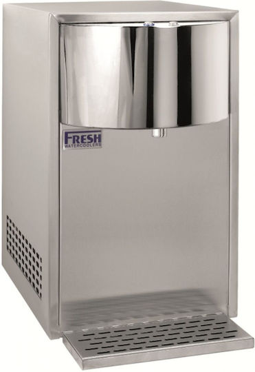 Fresh Επιτραπέζιος Ψύκτης Δικτύου Aquattro 28 Inox με Παροχή Κρύου Νερού 28lt/h