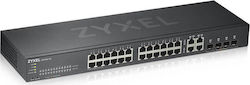 Zyxel GS1920-24HPV2 Managed L2 PoE+ Switch with 24 Gigabit (1Gbps) Ethernet Ports and 4 SFP Ports